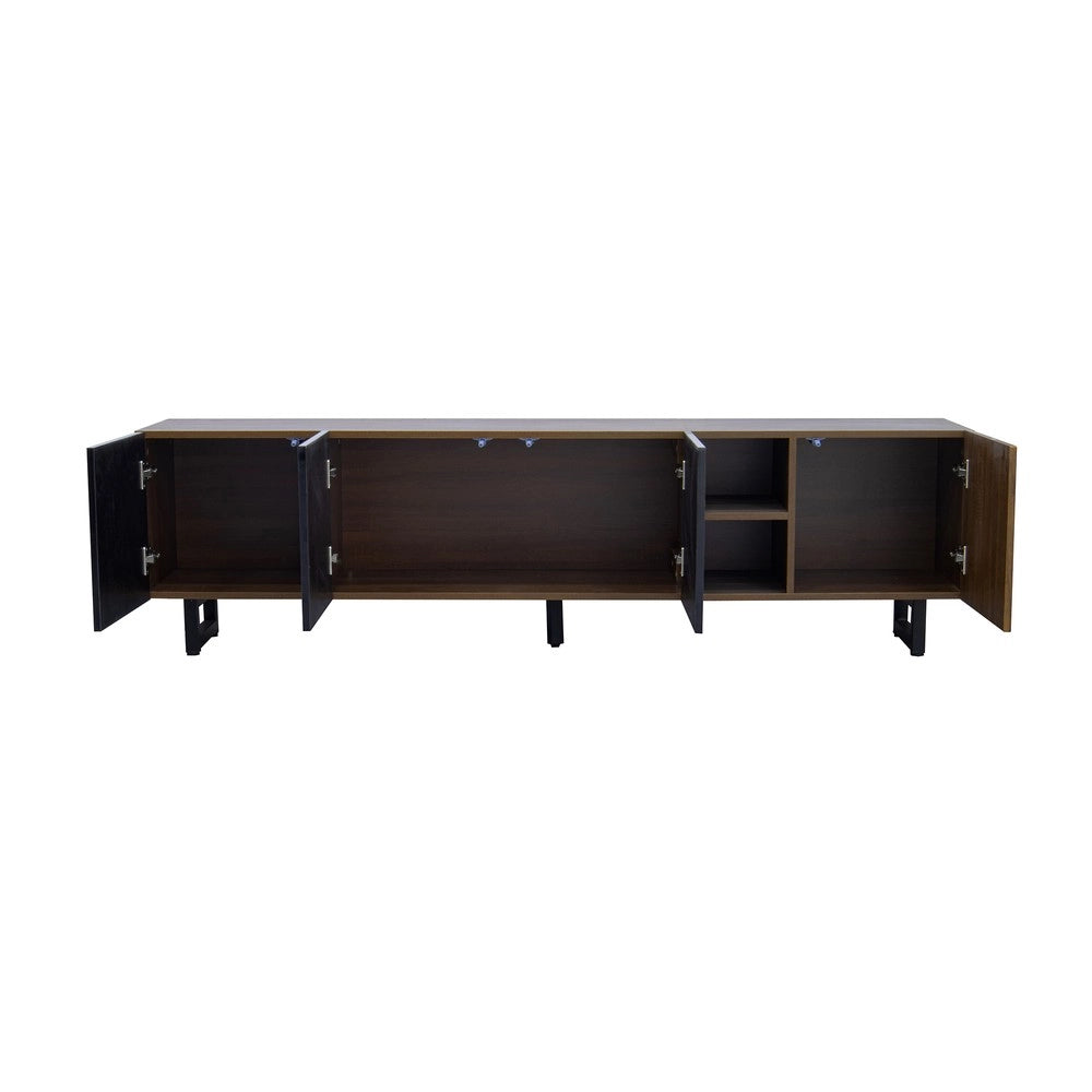 Mobile TV 4 Ante ¨C Xylo ¨C Legno Vintage 180x38x50 cm