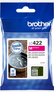 Brother LC422M cartuccia d'inchiostro 1 pz Originale Magenta