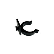 Gancio abs 28 mm per zoccolo resina alluminio