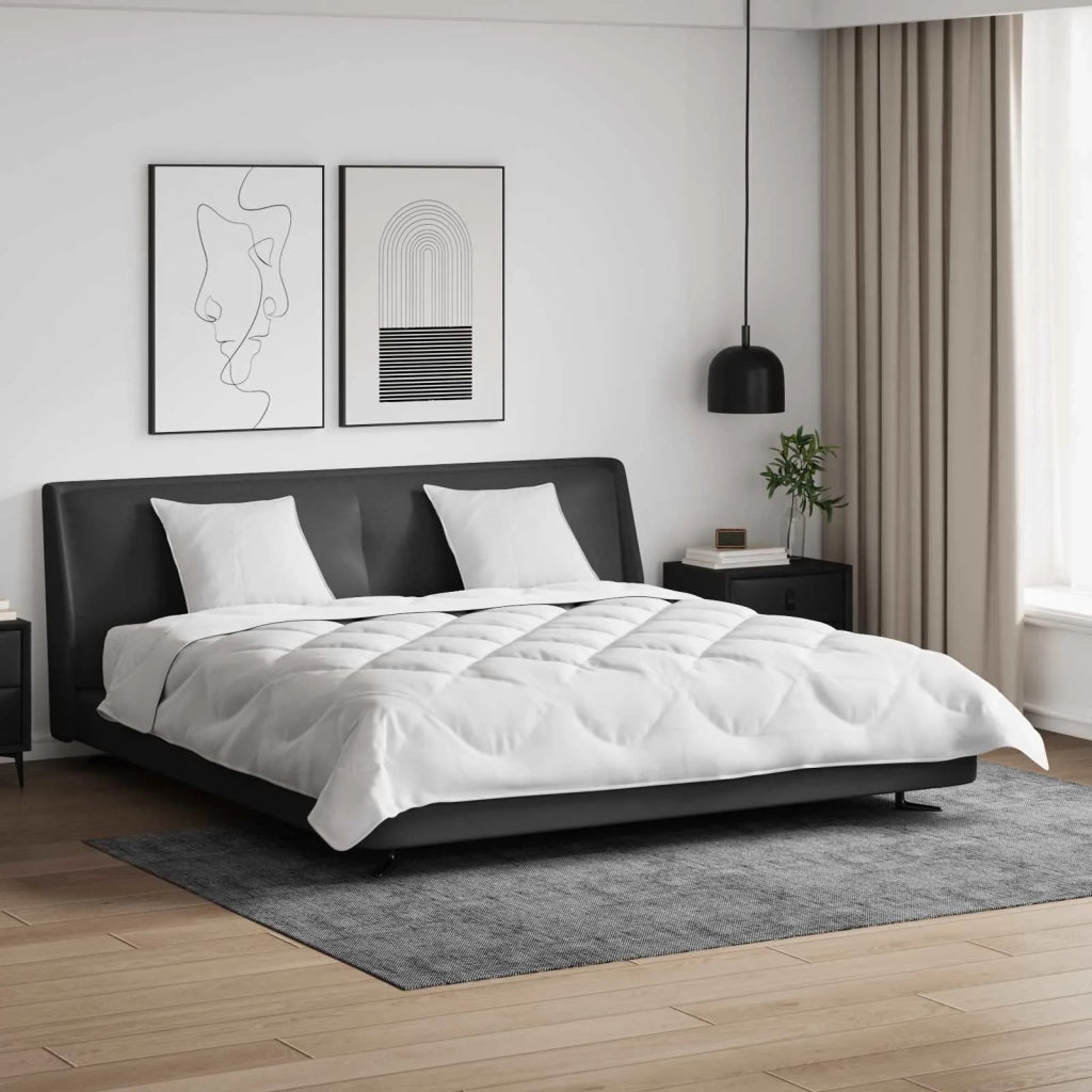 Piumone con Cuscini con cuscino 3 pcs Bianco Microfibra 3378070