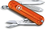 Taschenmesser Classico a 7 Funzioni - Lama - Forbici - Limetta per Unghie - Piccola Lama Fire Opal 58 mm