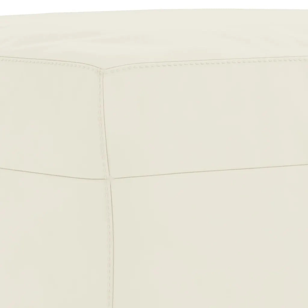 Set di Divani 4 pz con Cuscini Crema in Velluto