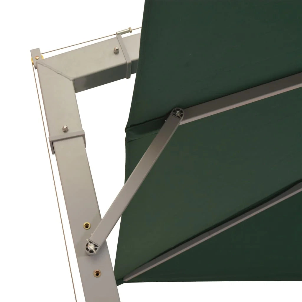 Ombrellone 300 x 300 cm con palo in alluminio verde 02_0008034