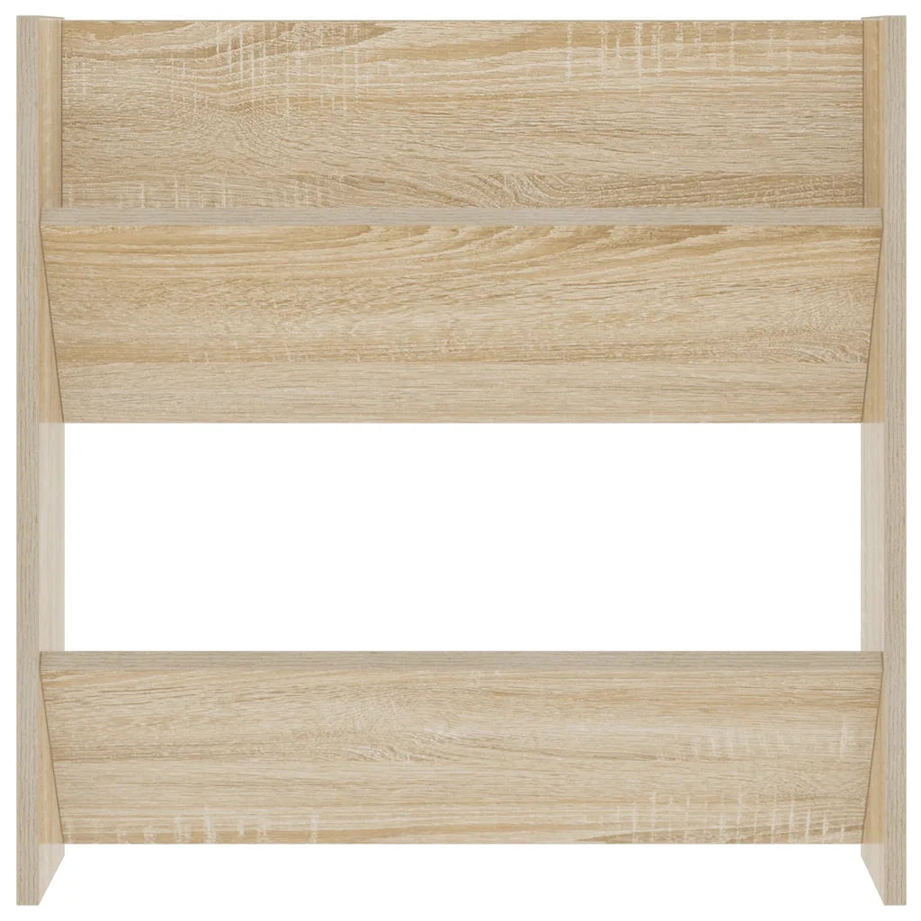 Scarpiera a Muro Rovere Sonoma 60x18x60 cm in Truciolato cod mxl 40839