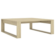 Tavolino salotto | Tavolino da caff¨¨ | Tavolino da Soggiorno Rovere Sonoma 100x100x35cm Truciolato