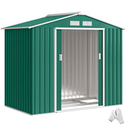 Casetta da Giardino ¨C Zephmum ¨C Verde, Lamiera, 213x130x185cm