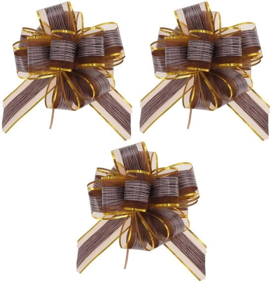 Tre stuzzadini decorativi in acciaio per regali, ideali per matrimoni e compleanni, progettati per essere duraturi e resistenti.
