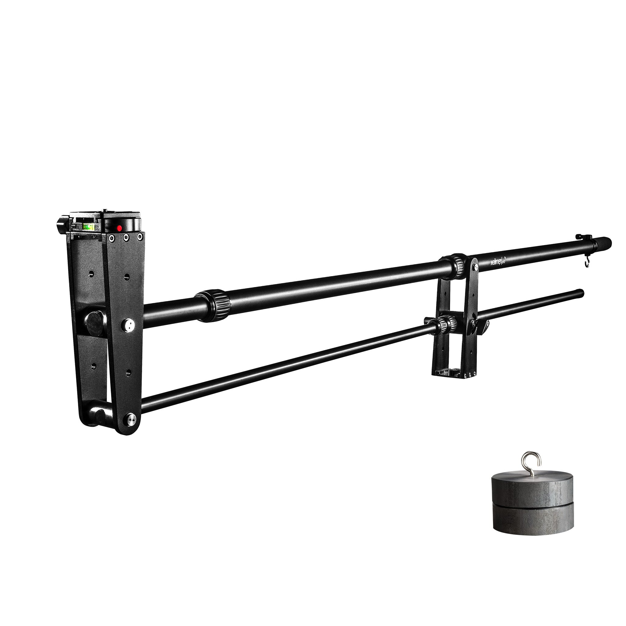 Director Pro, Jimmy Jib per telecamera, braccio per videocamera, 77x9x25cm max 3kg filettatura 1/4" 3/8", con borsa