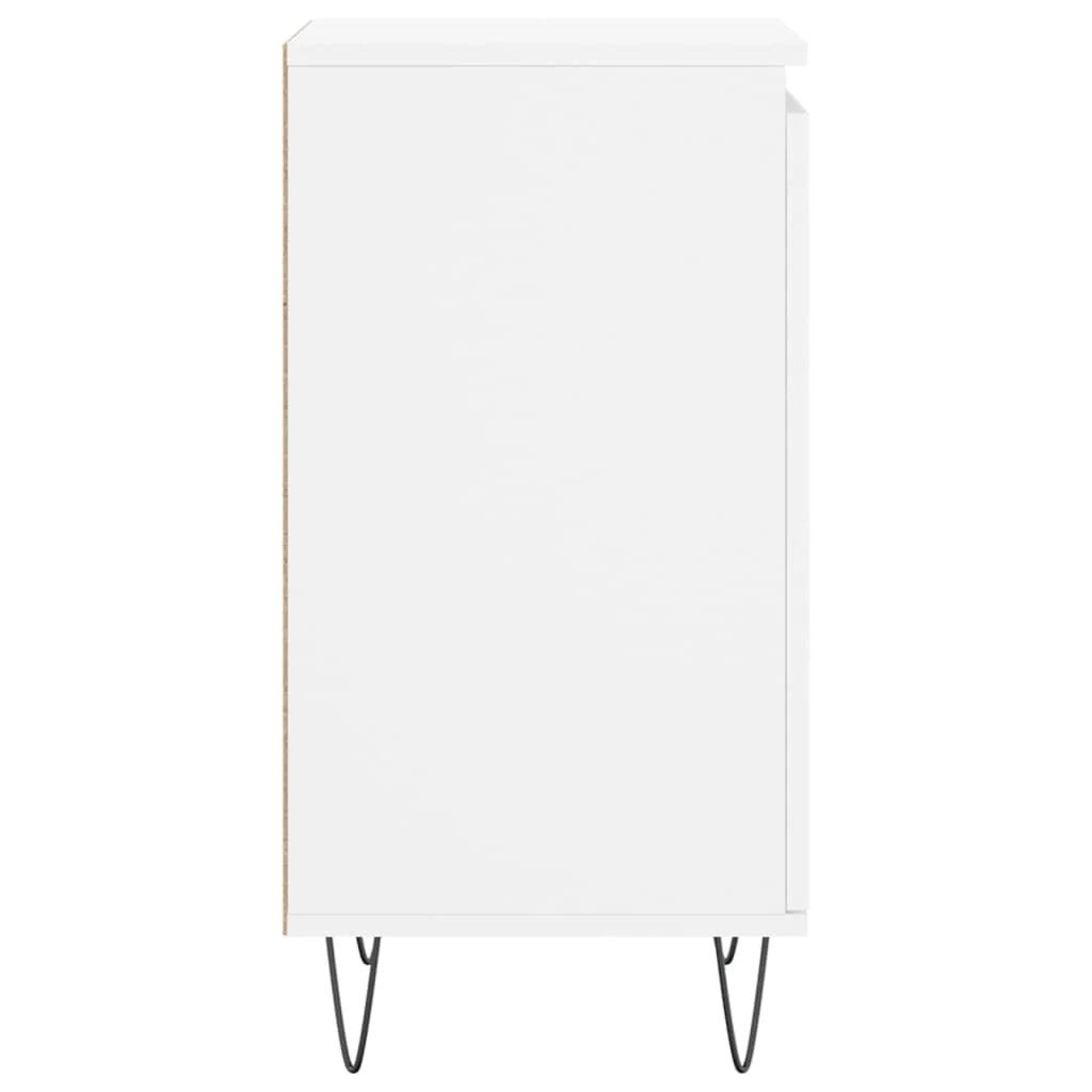 Buffet credenza cassettiera armadio mobile contenitore organizer per cucina soggiorno salotto 40 x 35 x 70 cm legno ingegnerizzato bianco 02_0030300
