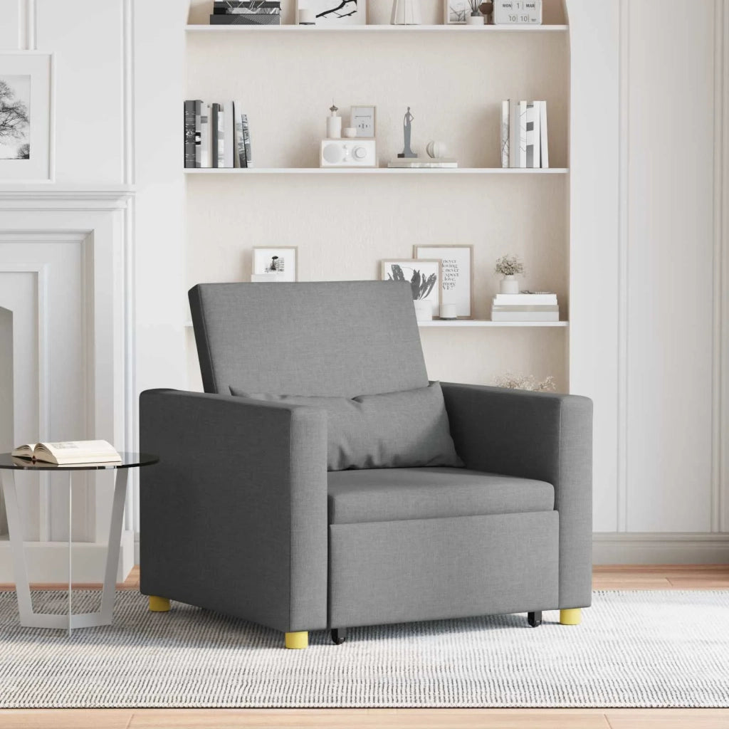 Divano letto | Sof¨¤ letto | Letto singolo estraibile singolo Grigio scuro 90 x 165 x 87 cm