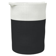 Cestino Portaoggetti Nero e Bianco ?49x65 cm in Cotone CFW3937592
