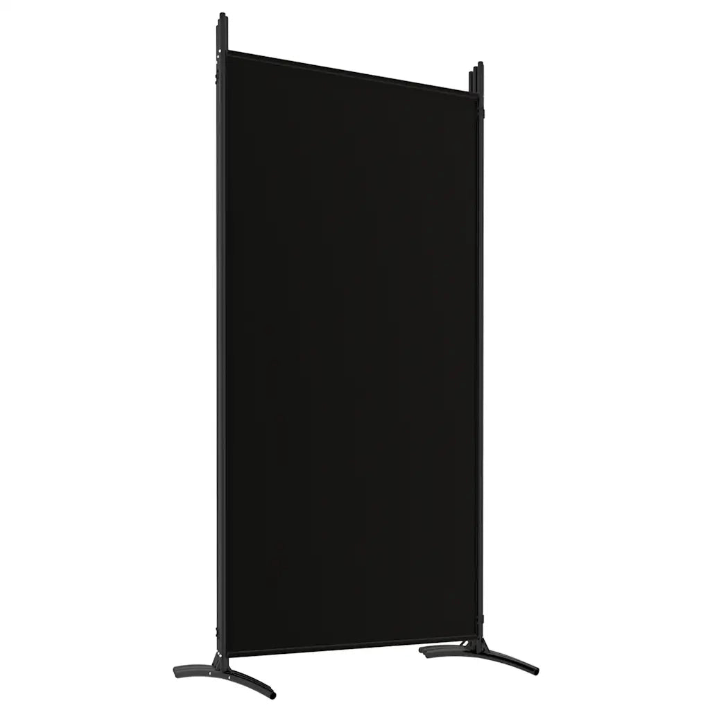 Divisorio Ambienti | Divider per stanze | Paravento a 6 Pannelli Nero 520x180 cm in Tessuto