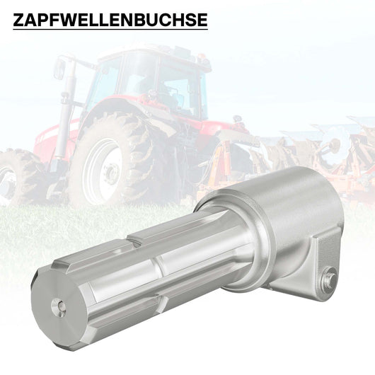 Boccola albero cardanico 160mm Attacco albero scanalato 1 3/8" 6 denti Albero uscita 1 3/8" 6 denti