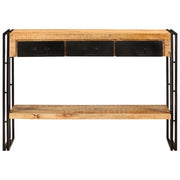 Tavolo Consolle | Tavolo d'Ingresso 110x30x76 cm in Legno Massello di Mango