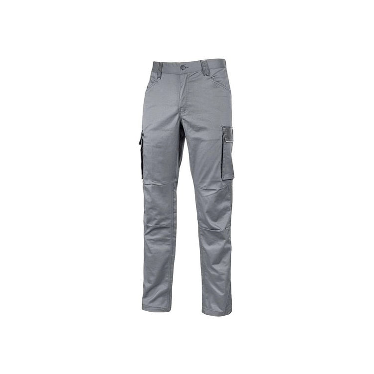 PANTALONE CARGO CRAZY IN TC STRETCH SLIM FIT  tg.L  stone grey    UPOWER