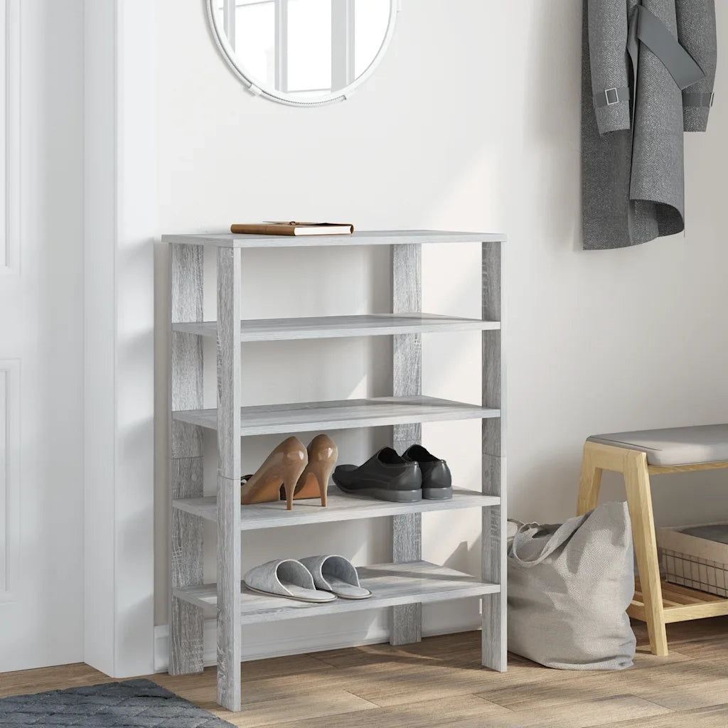 Scarpiera | Mobile per scarpe Grigio Sonoma 61x32x87,5 cm in Legno Multistrato