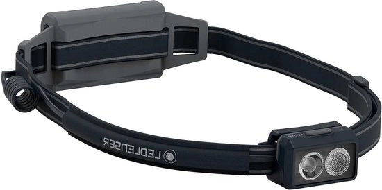 Lampada frontale LED caricabile per jogging - cintura - 600 lumen - attrezzatura da campeggio e trekking - lampada frontale leggera - 35 ore di autonomia - colore nero lampada LED caricabile