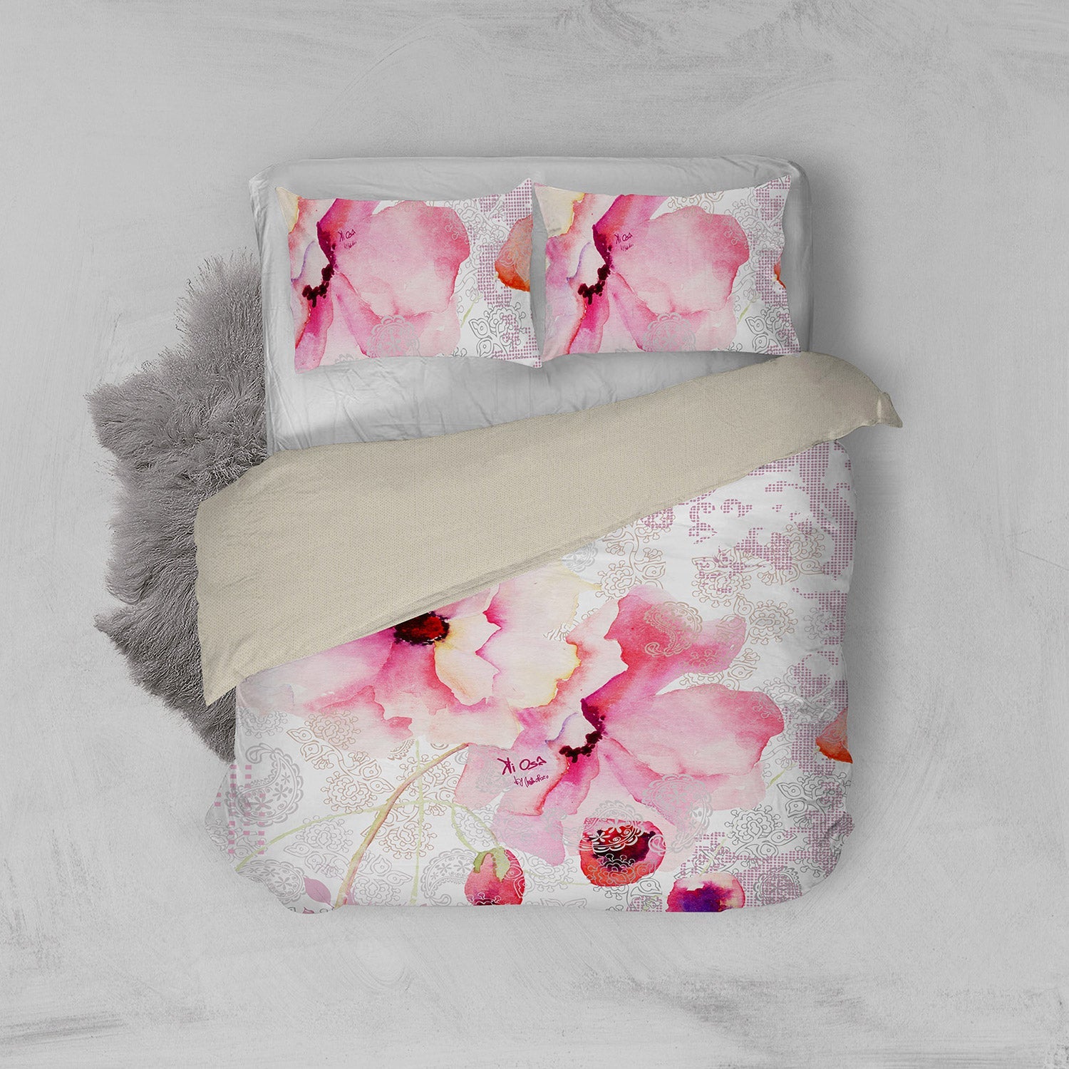 Copripiumino Matrimoniale Stampa sul Sacco e Federe Kio640