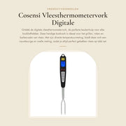 Termometro per carne digitale da cucina - lettura istantanea - 41 cm - adatto per grigliate e barbecue