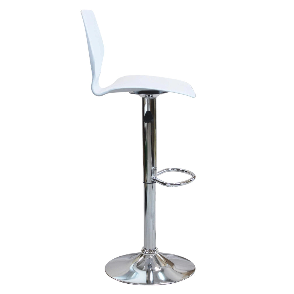 Sgabello Moderno per Sala da Pranzo in Plastica Metallo cm 40x45x78 - FORREST