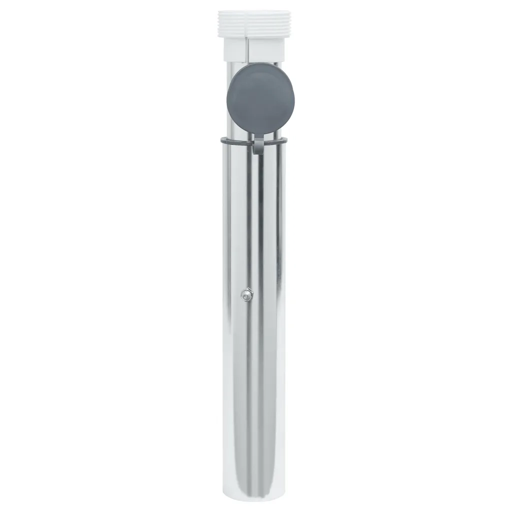 Base Ombrellone Interrato per Palo 40-50 mm Argento Alluminio CFW6701559