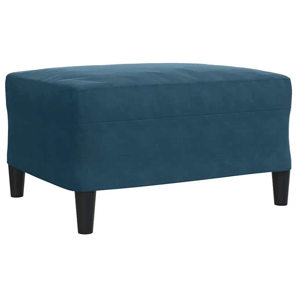 vidaXL Set di Divani 4 pz con Cuscini Blu in Velluto
