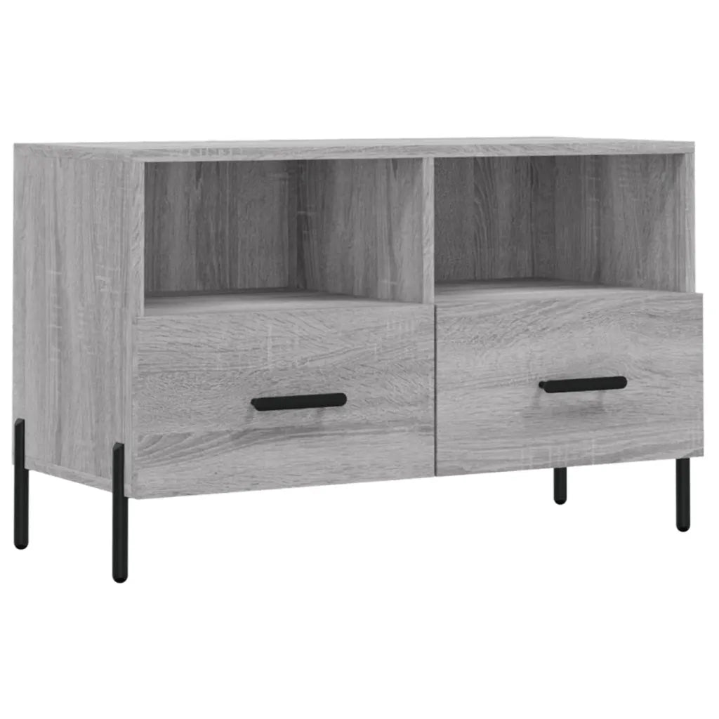 Mobile Porta TV Grigio Sonoma 80x36x50 cm in Legno Multistratocod mxl 104811