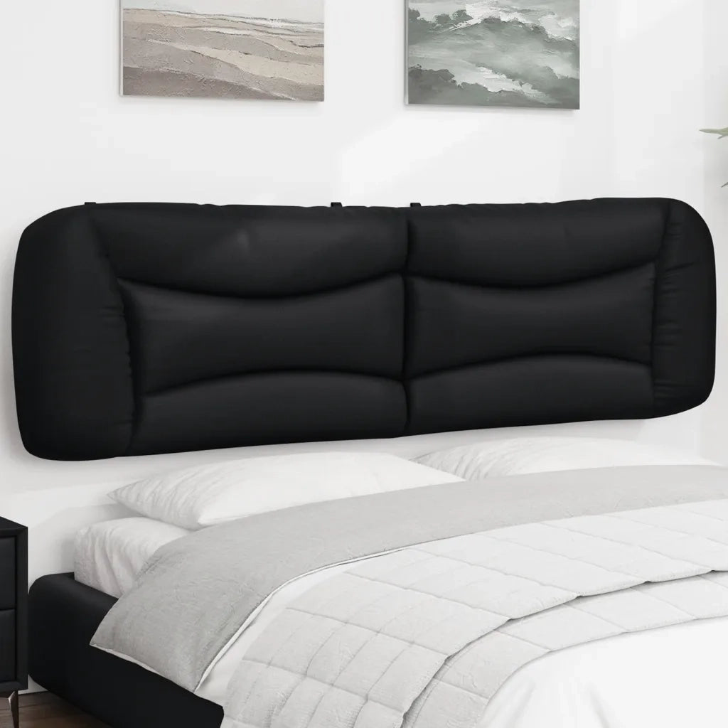 Cuscino testiera Nero 180 cm in Similpelle 374642