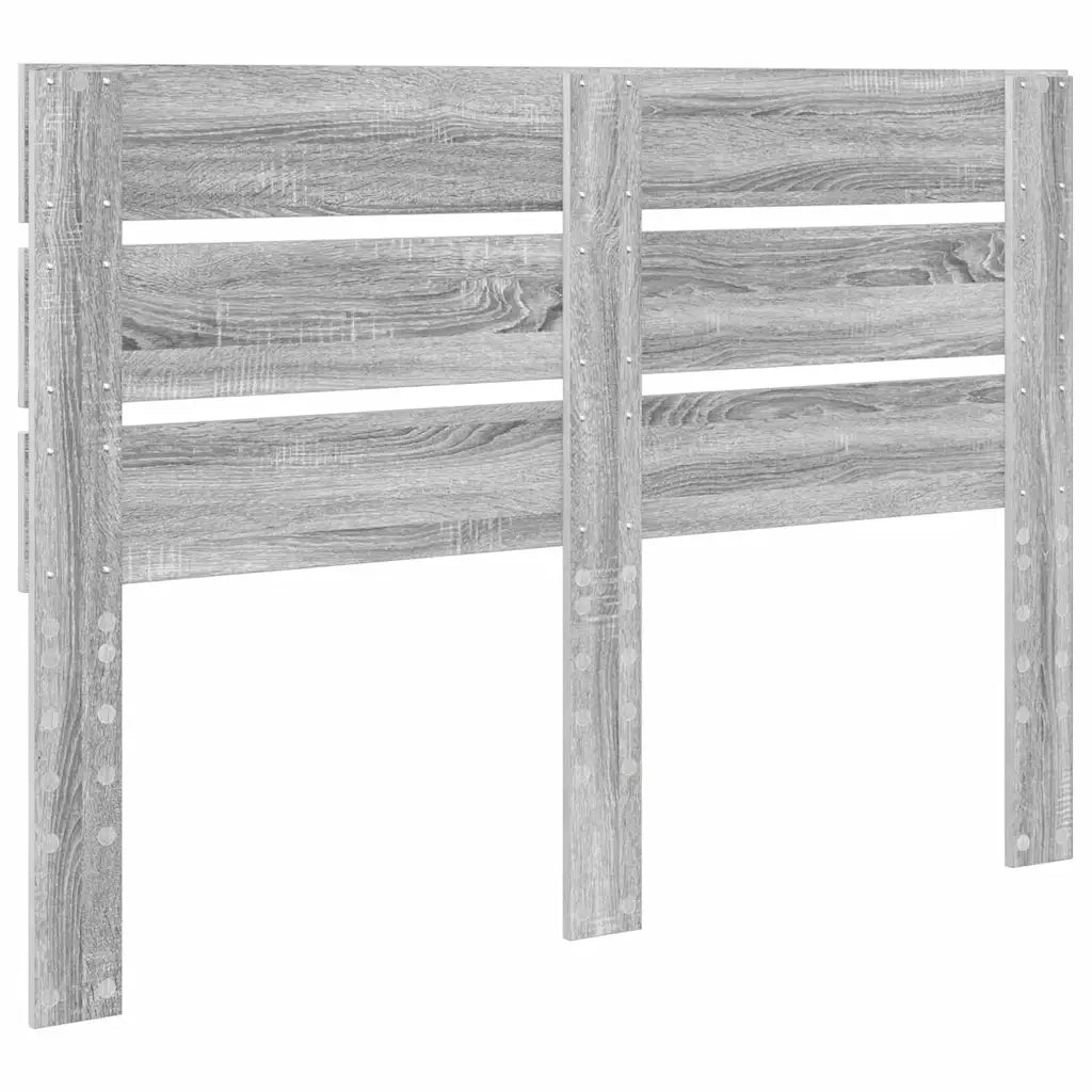 Testiera-Testata-Testiera Decorativa Grigio Sonoma 150 cm Legno multistrato 184124