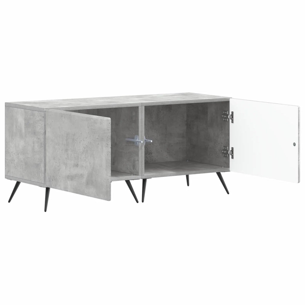 Mobile TV Grigio Cemento Legno ingegnerizzato 897558