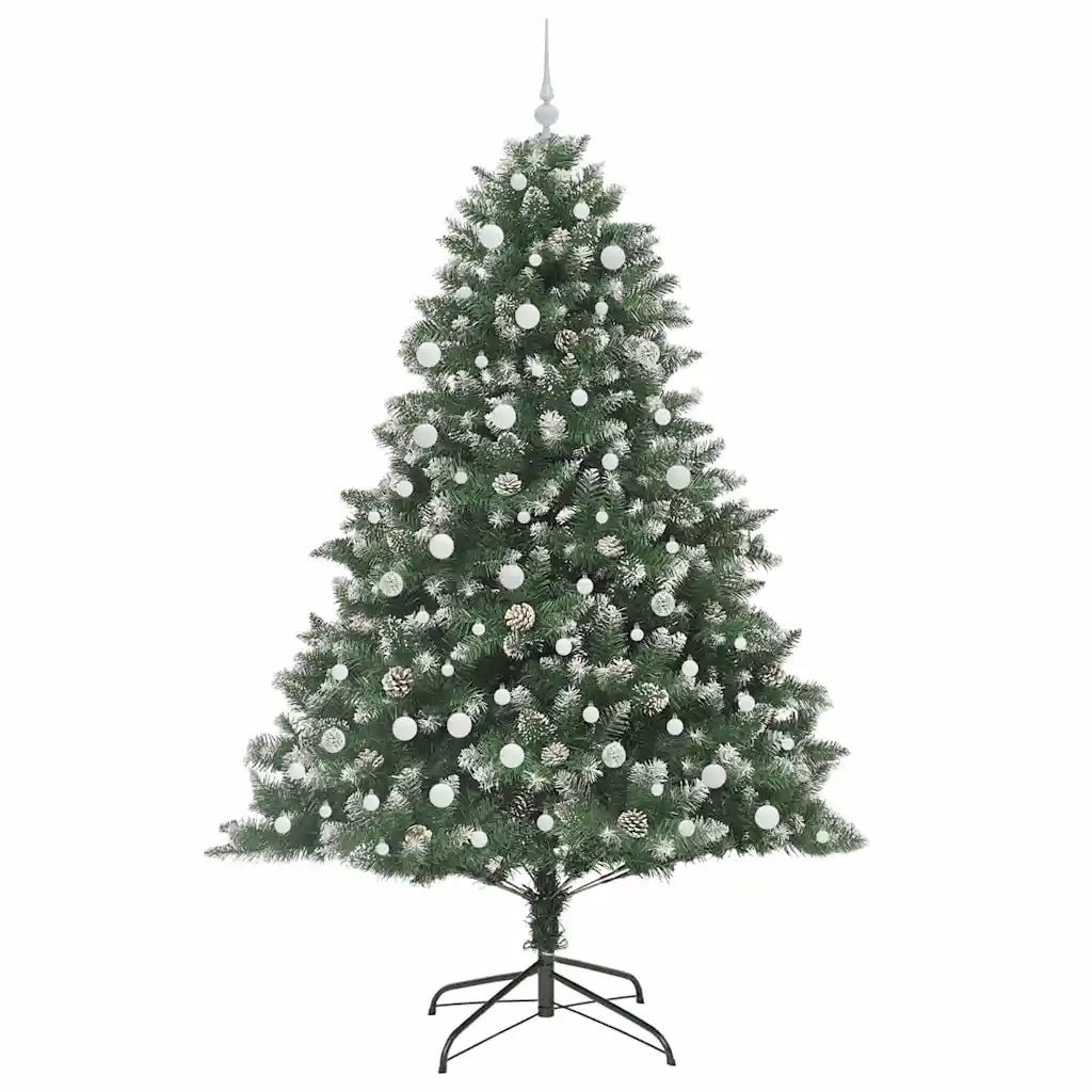 Albero di Natale artificiale con 300 LED Verde 240 cm 3395260