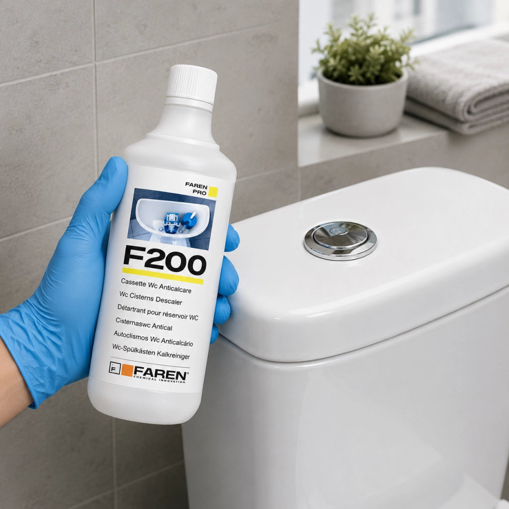 Faren f200 disincrostante anticalcare per cassette wc 1 lt 6 pezzi