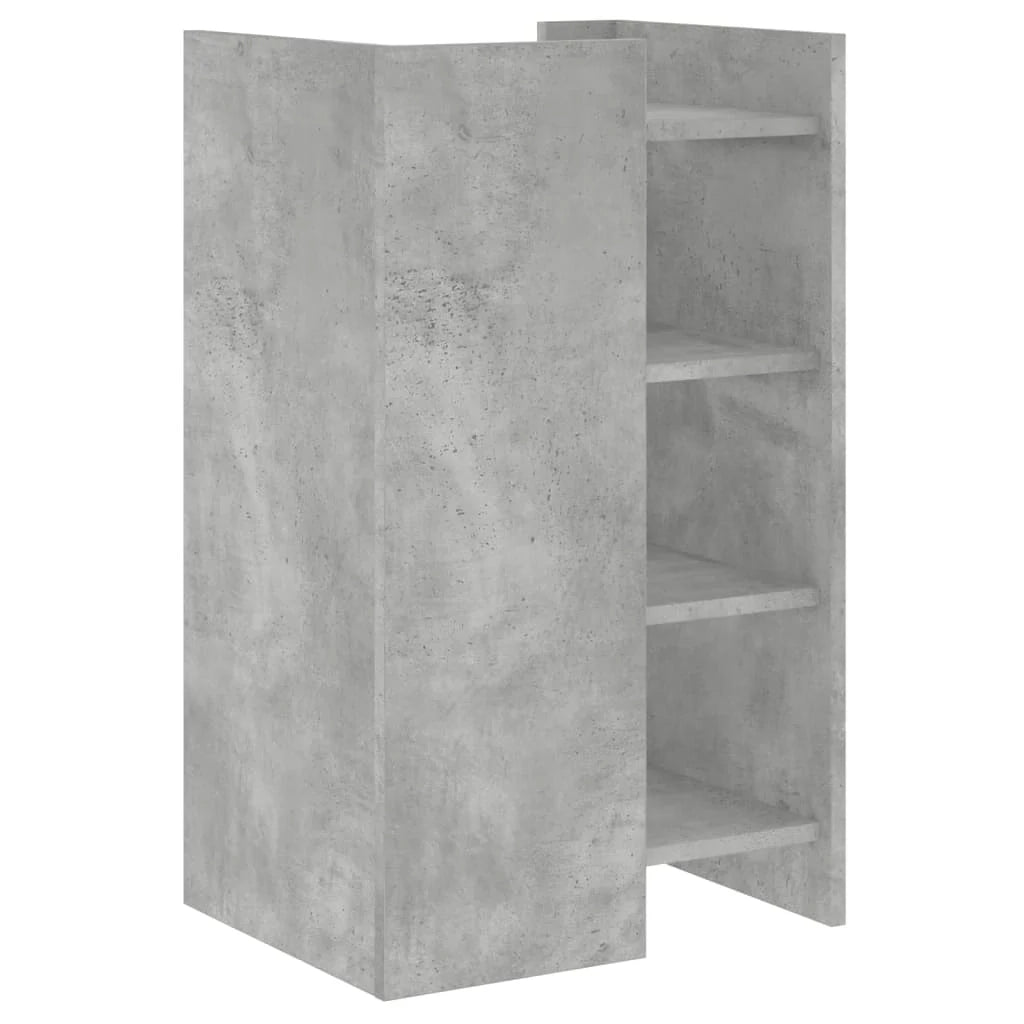 Buffet credenza cassettiera armadio mobile contenitore organizer per cucina soggiorno salotto 45 x 35 x 75 cm legno ingegnerizzato grigio 02_0031939