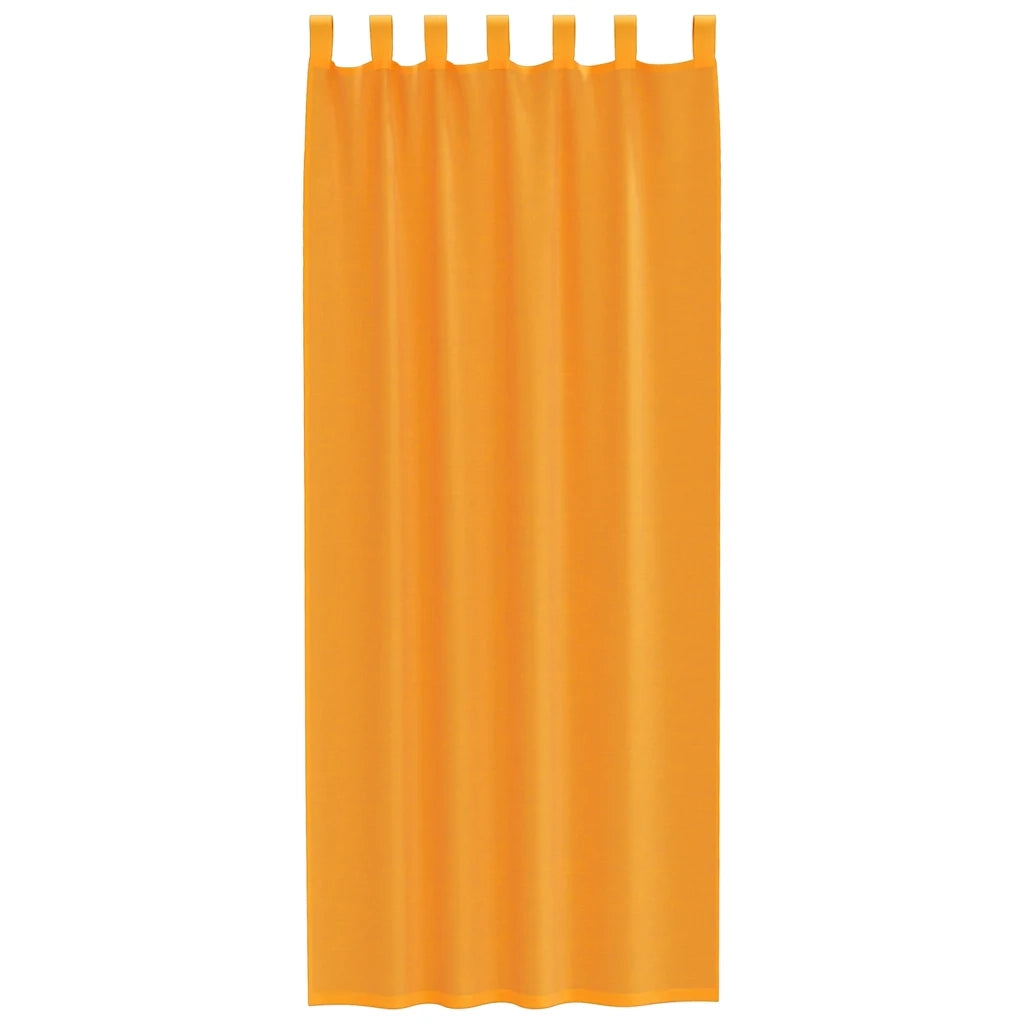 Tende in Voile con Passanti 2 pz Arancio 140x260 cm 4102285