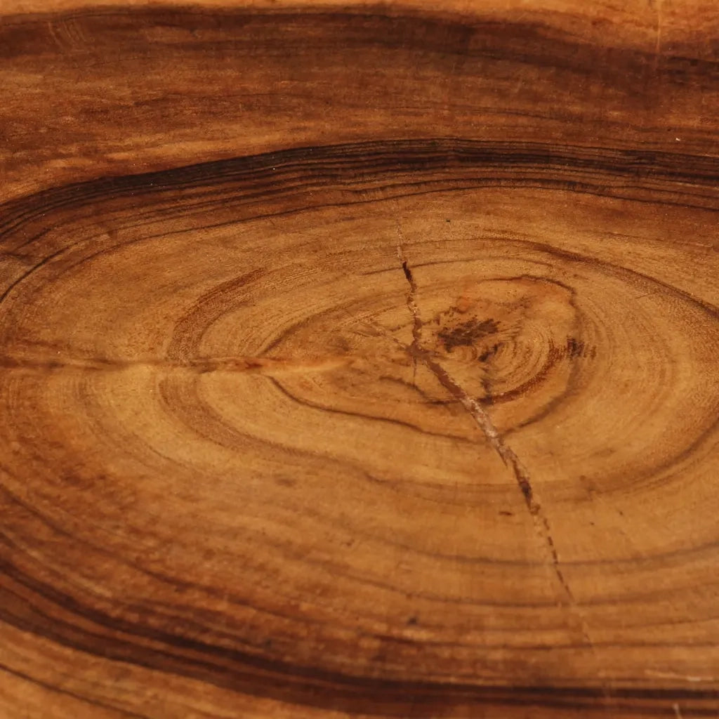 Tavolino da CaffÃ¨ in Legno Massello di Acacia 60x55x25 cm cod mxl 16490