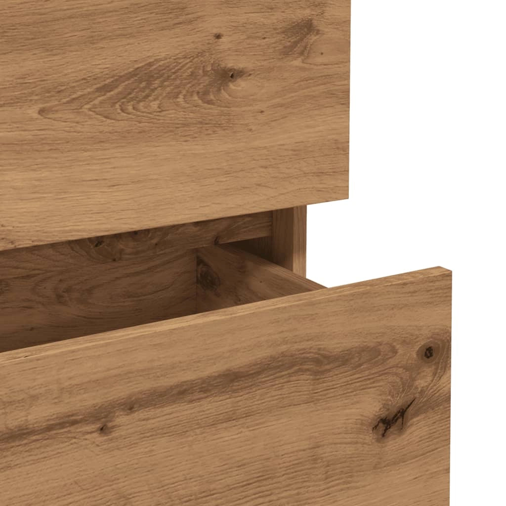 Buffet credenza cassettiera armadio mobile contenitore organizer per cucina soggiorno salotto fatto a mano 70 x 41 x 75 cm legno ingegnerizzato marrone 02_0030819