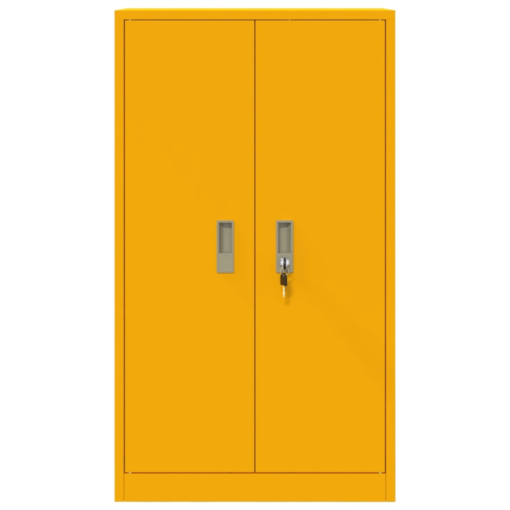 Armadio Giallo senape 60 x 40 x 105 cm Acciaio 891733