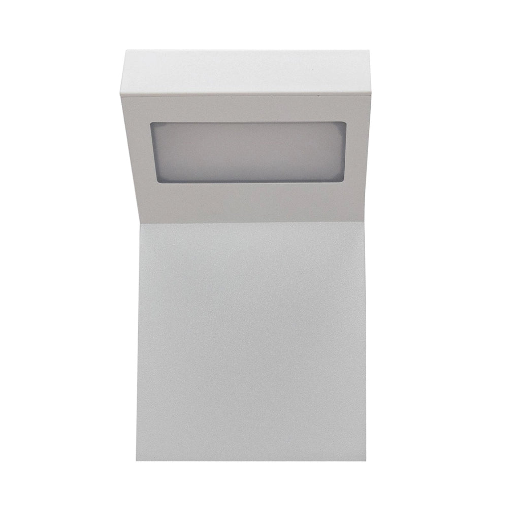 Applique da parete IP54 LED 10W lampada impermeabile esterni muro luce 4000K giardino ingresso terrazzo balcone bianco