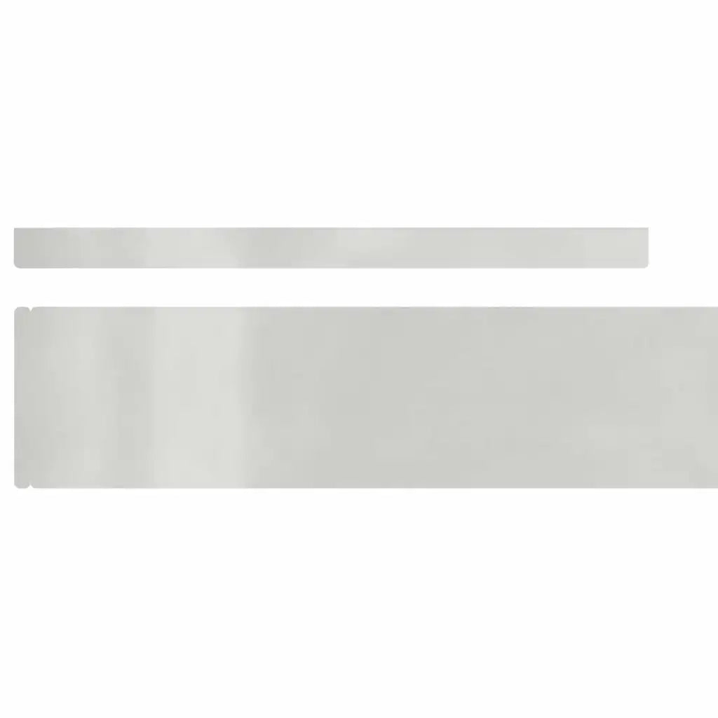 Bordura per Prato 450 x 10 cm Acciaio inossidabile Argento 868016