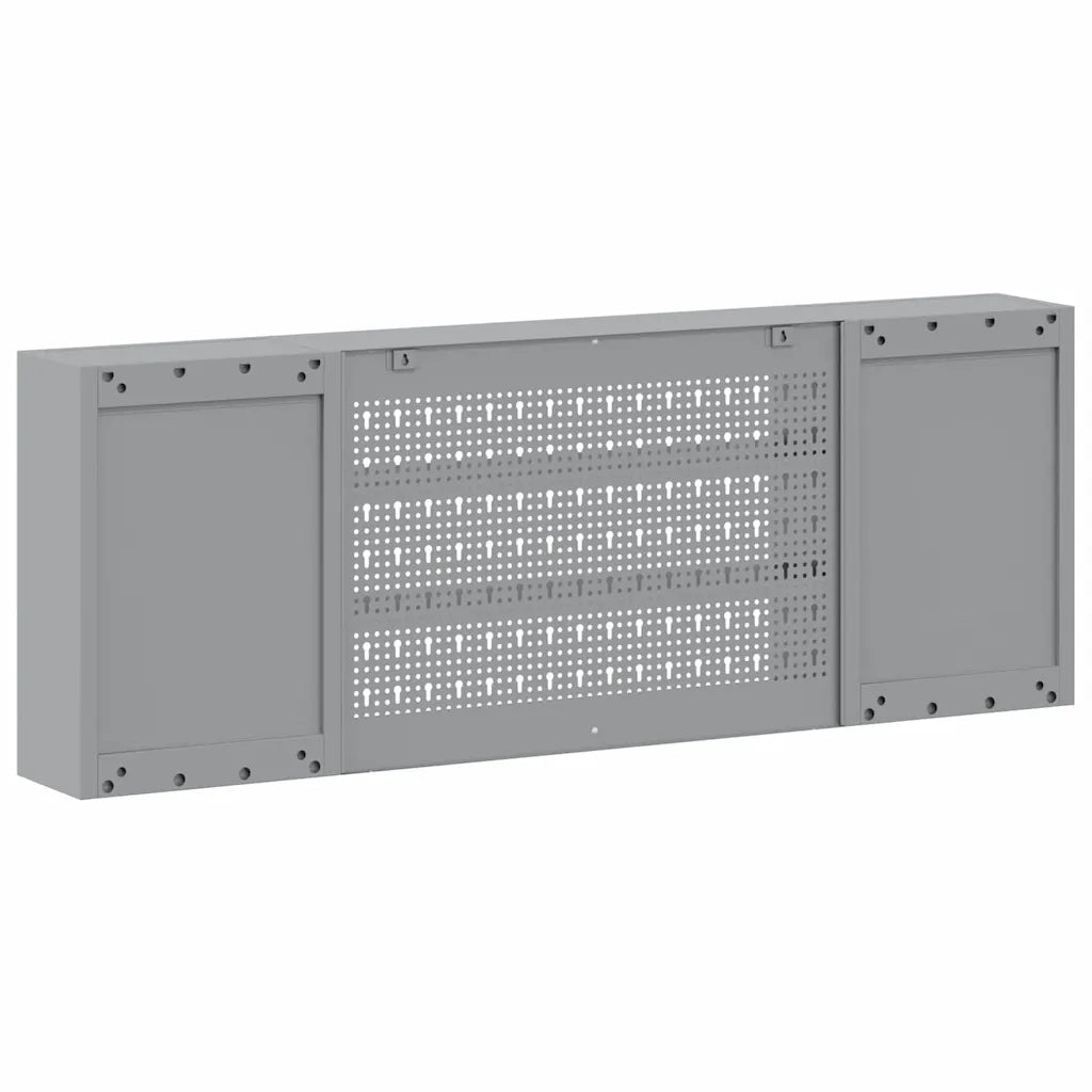 Mobile per attrezzi con blocco Nero e Grigio 150 x 20 x 55 cm CFW8780329