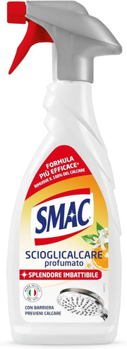 SMAC IGIENIZZANTE DETERGENTE SPRAY MULTISUPERFICIE FORMULA SCIOGLICALCARE PROFUMATO 650 ML