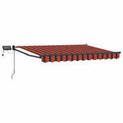 Tenda da Sole | Tenda retrattile manuale con LED 3,5 x 2,5 m