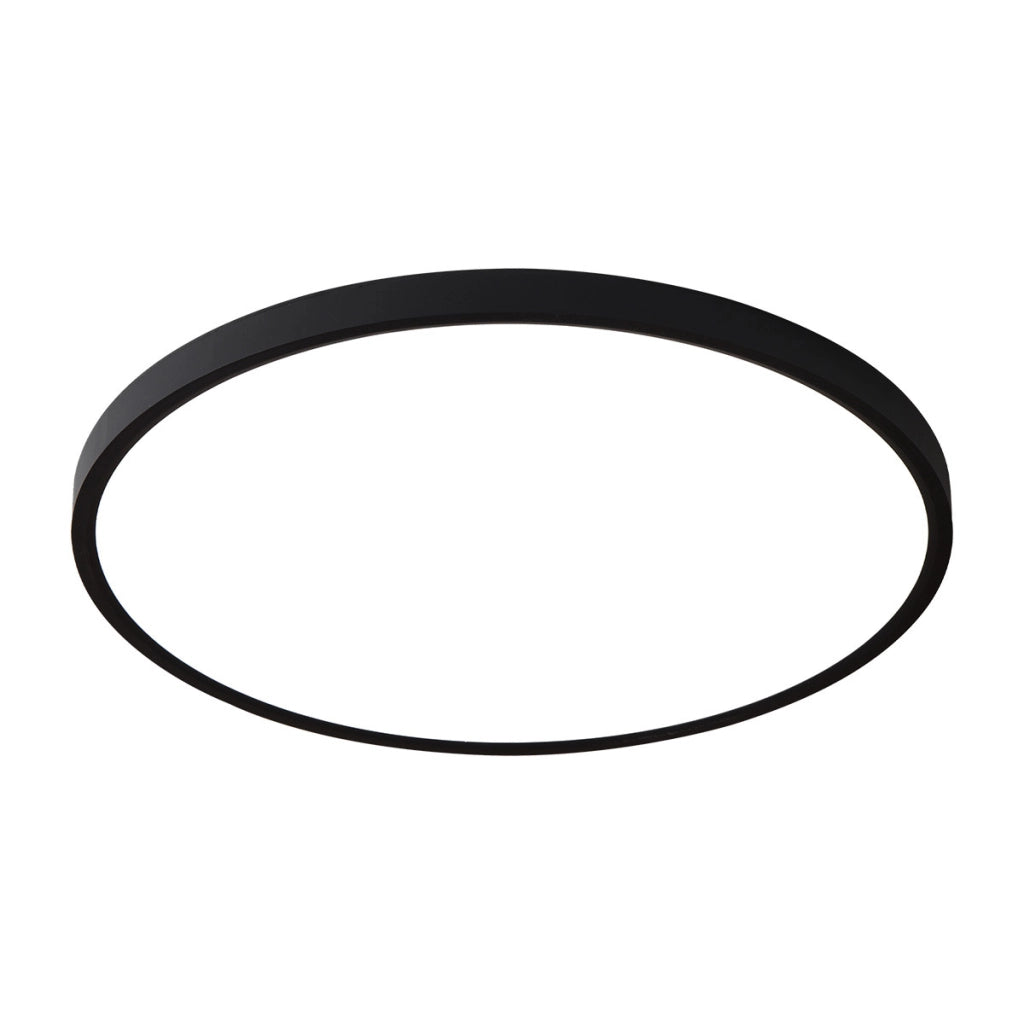 Plafoniera rotonda moderna nera Ø40 LED 36W CCT California