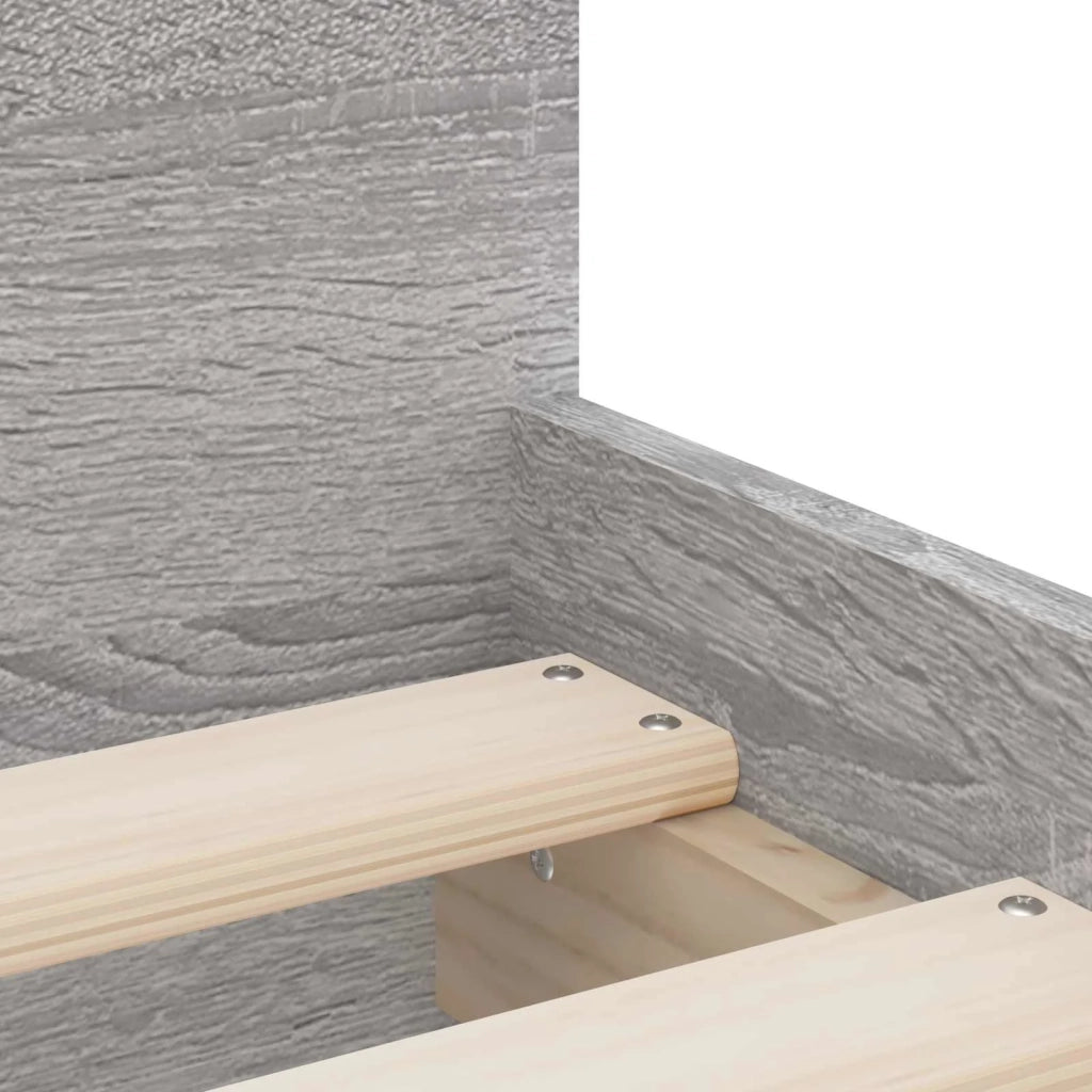 Telaio del letto con storage Grigio Cemento 80 x 200 cm 3429626