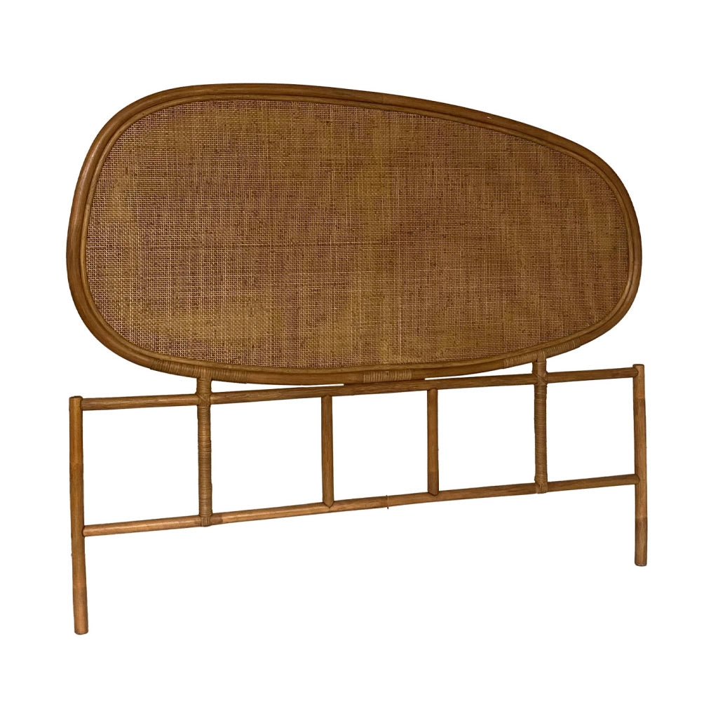 Testata in rattan scuro