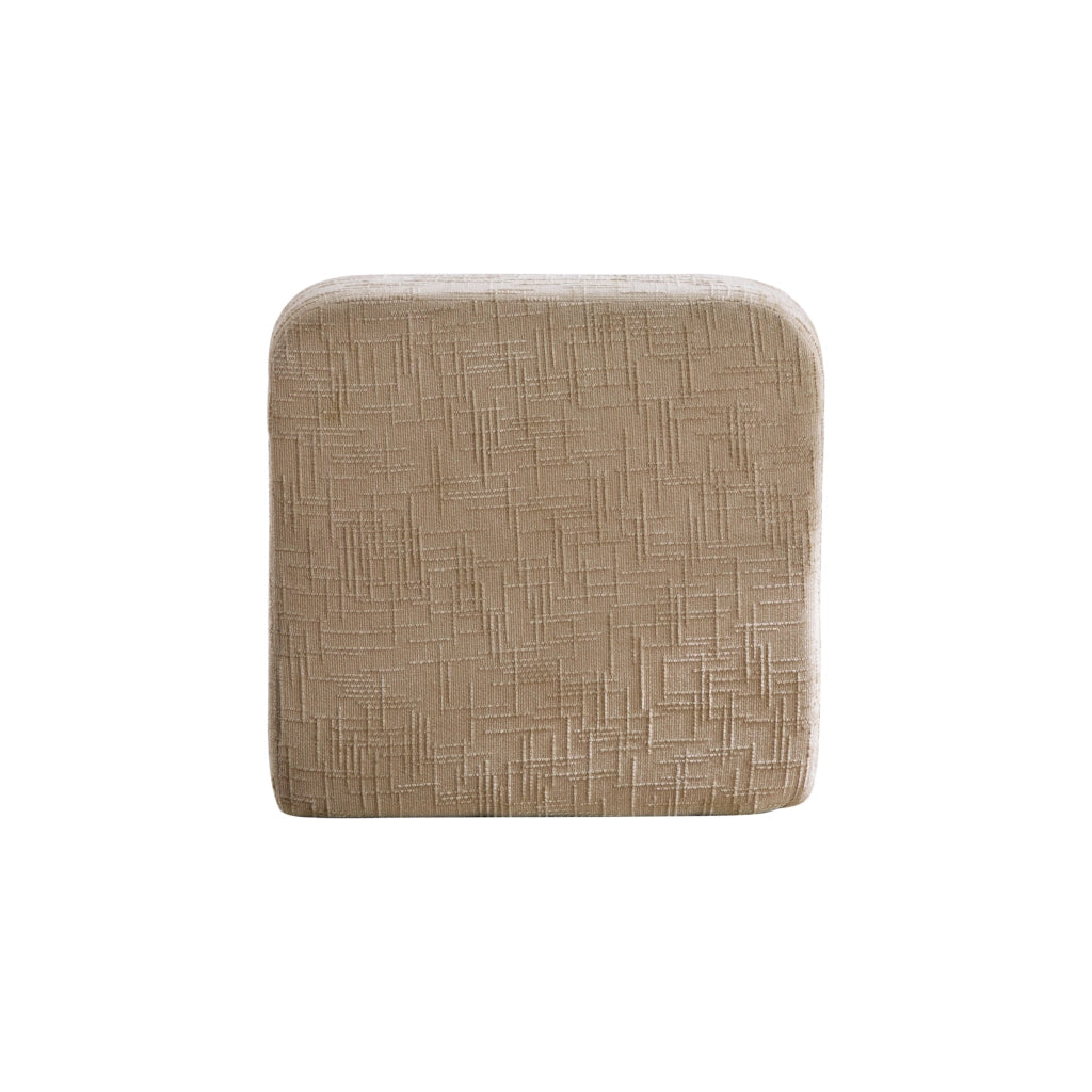 Poltrona reclinabile, poltrona modulare, tessuto chenille, schiuma ad alta elasticit¨¤ 30D, cachi