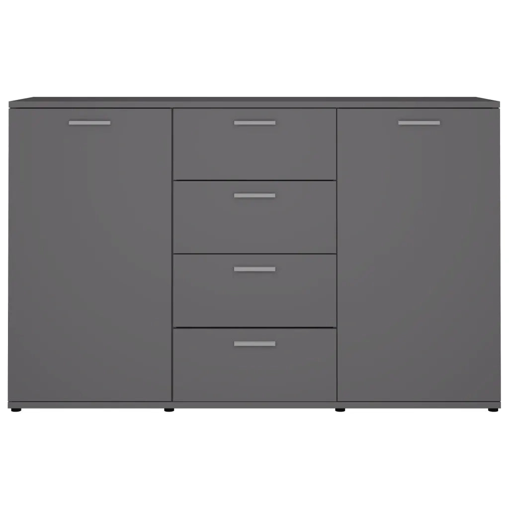 Credenza Grigia 120x35,5x75 cm in Truciolato cod mxl 14843