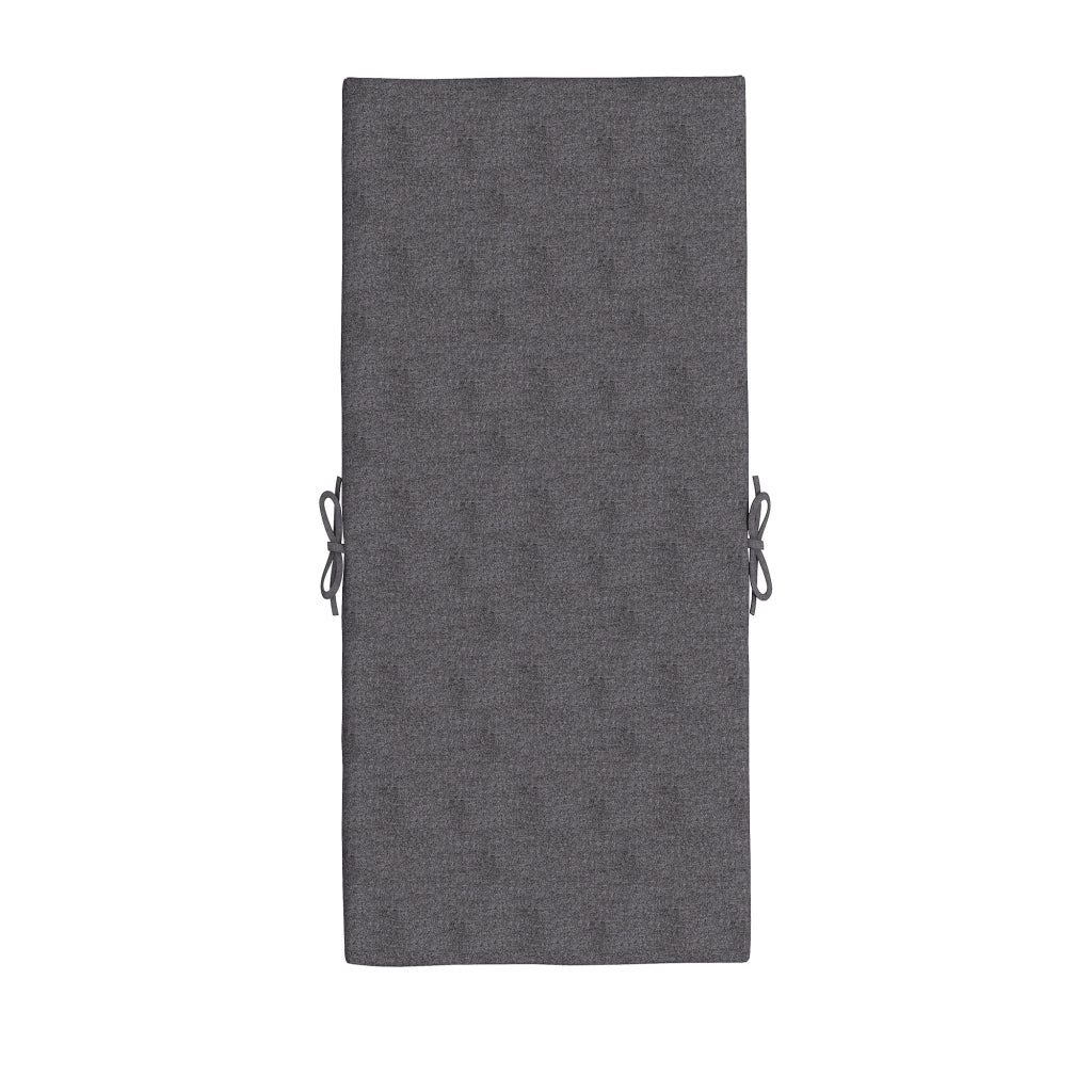 Cuscini per poltrona da giardino ¨C zephmum ¨C 2 pezzi, grigio scuro, 112x51 cm