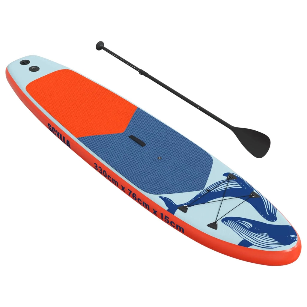 SUP gonfiabile con vela SCYLLA 330 x 76 x 15 cm Blu per 42039137