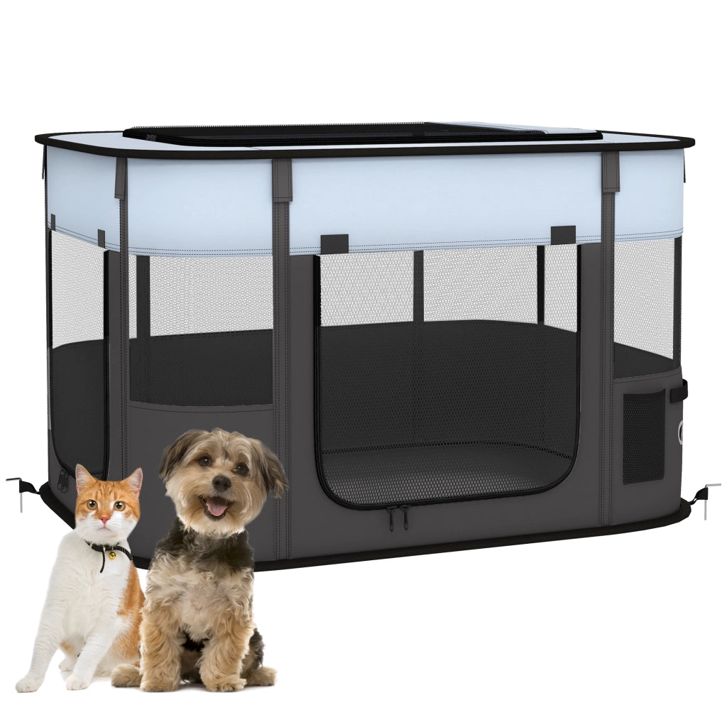 Casetta per Animali con Finestre e Porte ¨C zephmum ¨C 84x64x53 cm